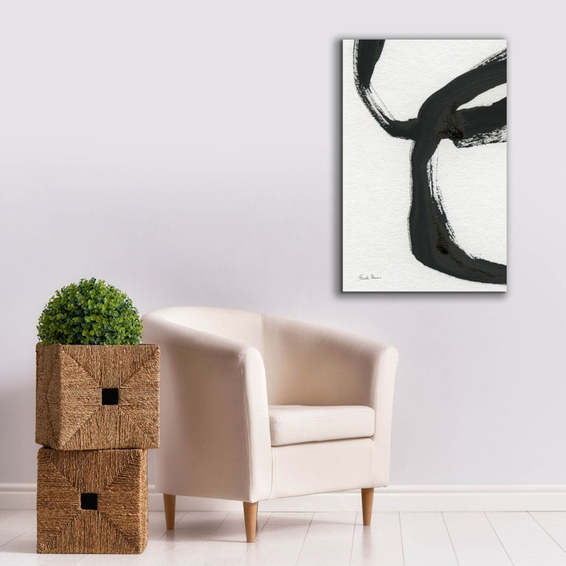  «Inky 4» par Farida Zaman, art mural sur toile, 26 po x 40 po