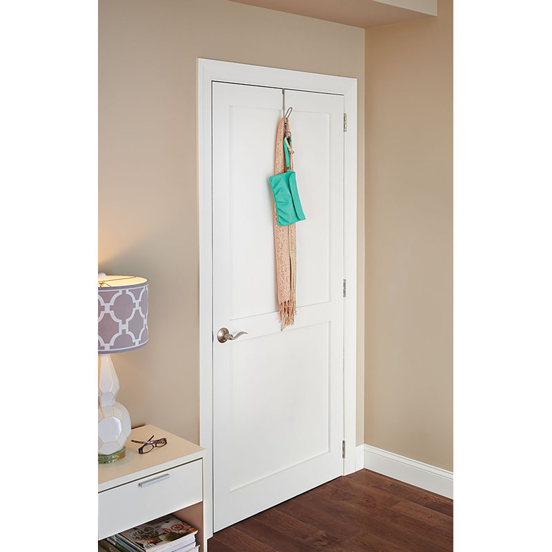 Rangement sur porte avec crochets, 9,50 po x 1 po x 3,60 po