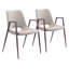 Chaise avec accoudoirs à garniture piquée-535739759