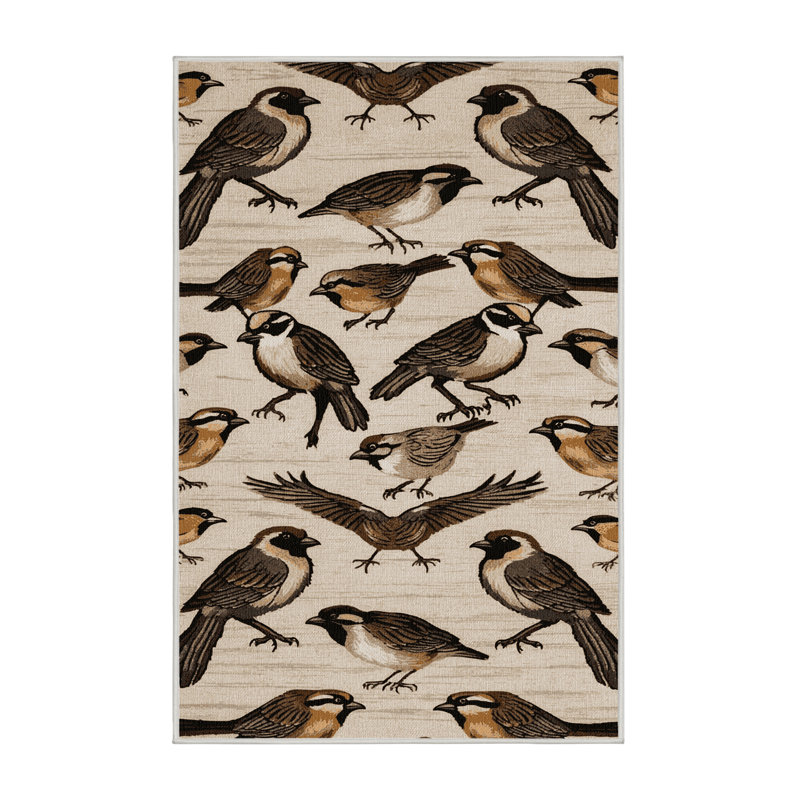  Tapis lavable Cape Sparrow Birds, Tapis de couloir 2 pi x 5 pi