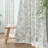 Blackout Floral Rod Pocket Curtains-807790123-807790121