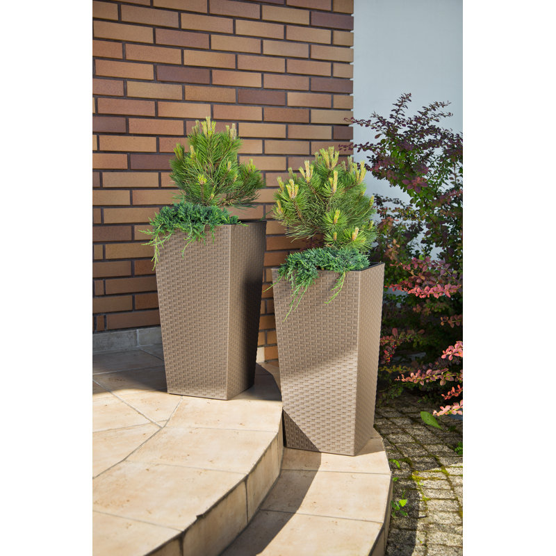 Petty Pot Planter, Mocca, 61cm H x 33cm W x 33cm D
