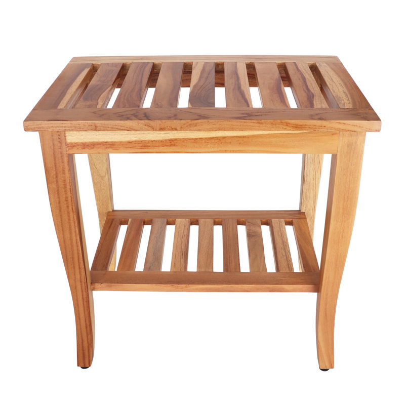 Banc de douche en teck Lark Manor ™ - Darlington