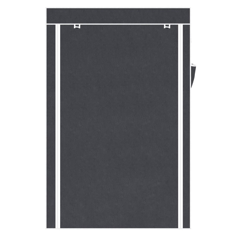 104.9cm Portable Wardrobe, Grey