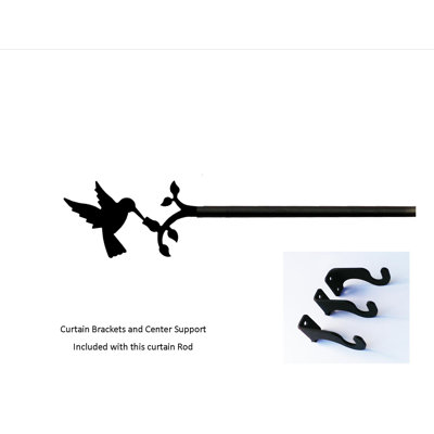 Gulfport Adjustable Single Curtain Rod