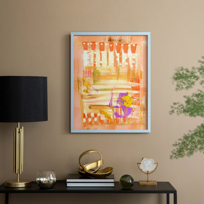 Live In The Sunshine I Framed Print - Solid Wood