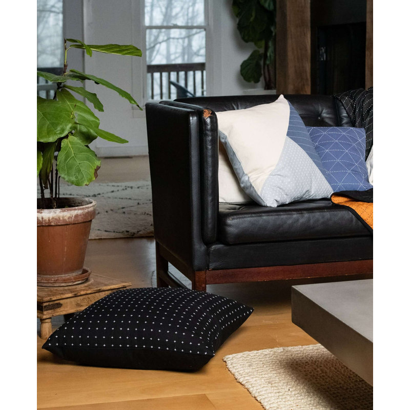 Square Pillow Cover & Insert, 22" H x 22" W, Moss