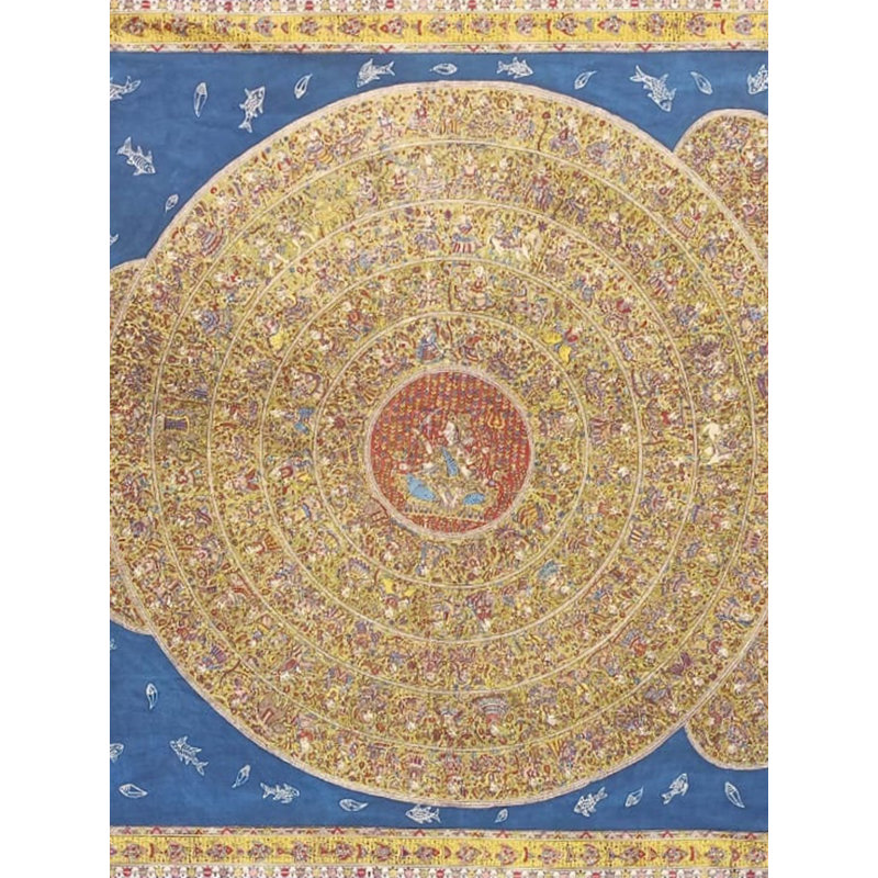 Attrait du centre - Mata Ni Pachedi | Couleurs naturelles | Par Sohan Chitara