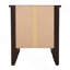 Table de chevet élégante au fini wengé-626374202