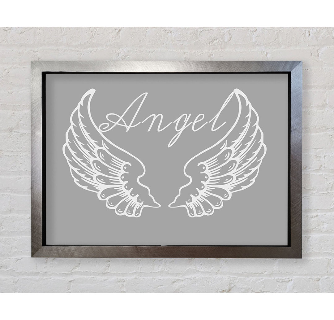 Angel Wings 4 - Einzelne Bilderrahmen Kunstdrucke