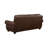 Adelita 85" Genuine Leather Rolled Arm Sofa