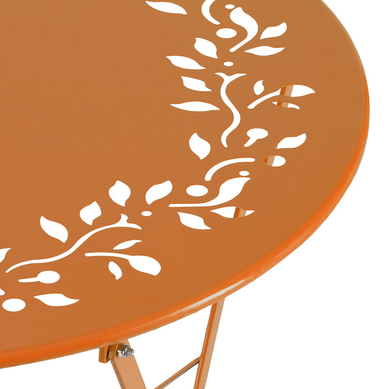 2 Seater Bistro Set, Orange