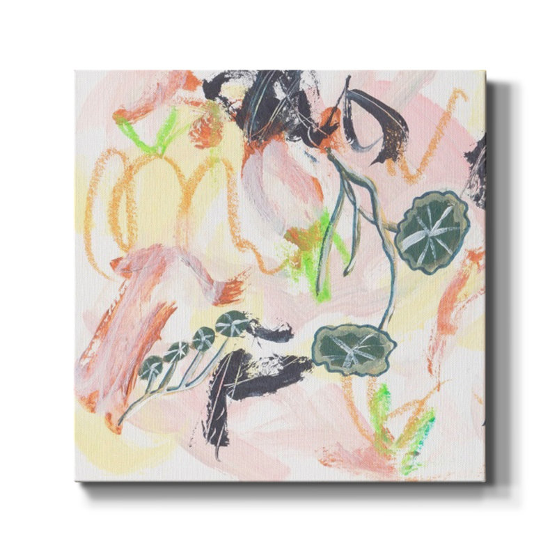 Chartreuse IV-Gallery Wrapped Canvas, 10'' H x 10'' W x 1'' D