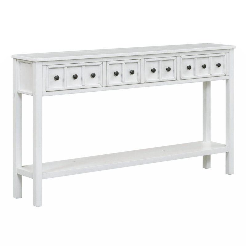 Table basse Breeannah, Blanc antique