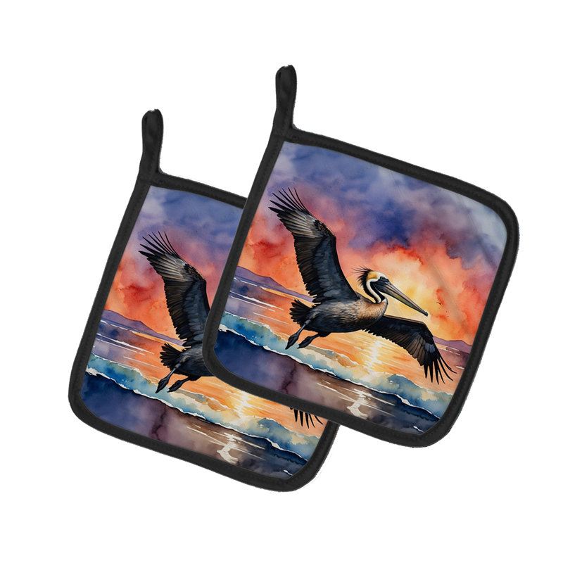 Paire de poignées Pelican Fiery Sunset