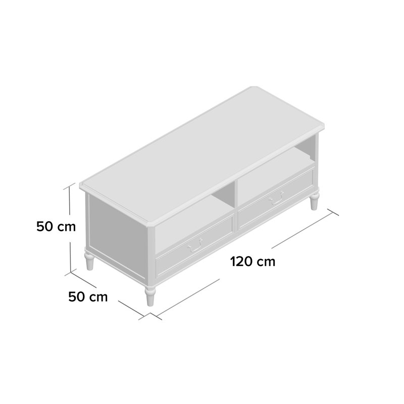 Delozier TV Stand for TVs up to 50"