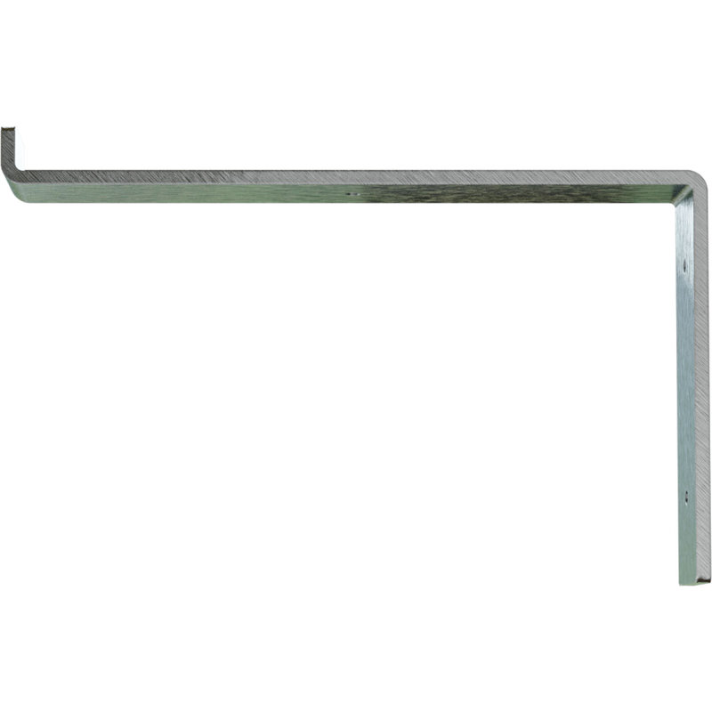 Unfinished Steel Truss Shelf Bracket 2"W x 12"D x 7.75"H