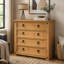 Corona Solid Wood 80 cm W Chest of 4 Drawers