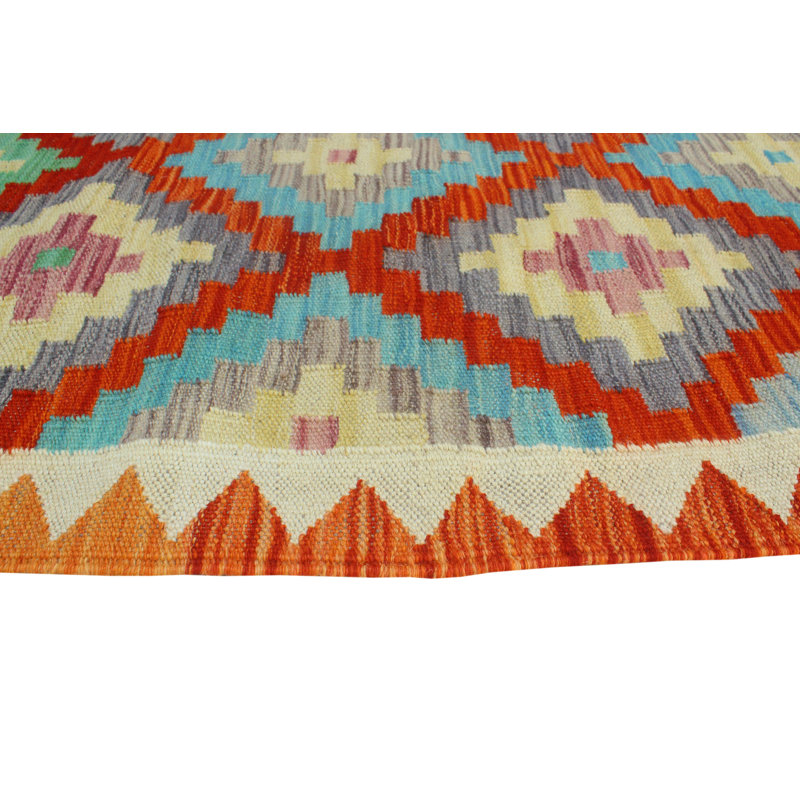 Bobbee Kilim Wilmar Red Runner