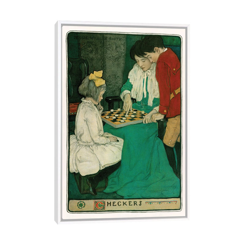 Print, 152.4 cm H x 101.6cm W x 4.445cm D, White