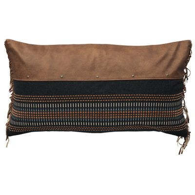 Taie décorative Woodred River Moreno Midnight - très grand 20 x 36