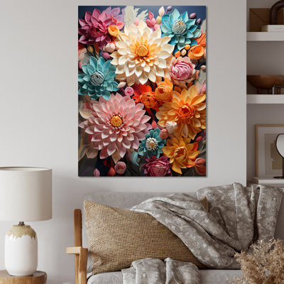 Mums Intertwine Burst Of Color - Décoration murale mamans