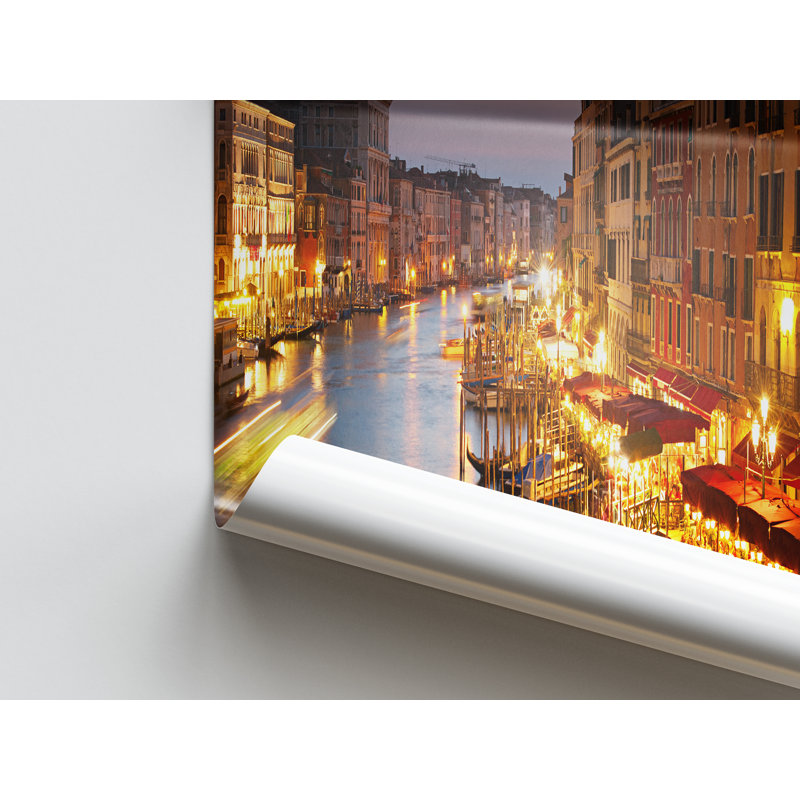 Print on Canvas, 60 cm H x 90 cm W, Black Floater Framed