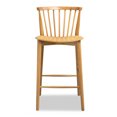 Tybee 25'' Solid Wood Counter Stool