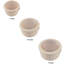 Ensemble de 3 bols avec couvercles - Bols à mélanger allant au micro-ondes, au congélateur et au réfrigérateur - Essentiels de cuisine écologiques par Classic Cuisine (beige)-1298927533