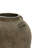 Handcrafted Distressed Terracotta 15.4" H Round Vase