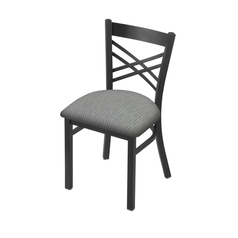 Chaise de salle à manger Catalina, Étain, Tissu-graphique alpin