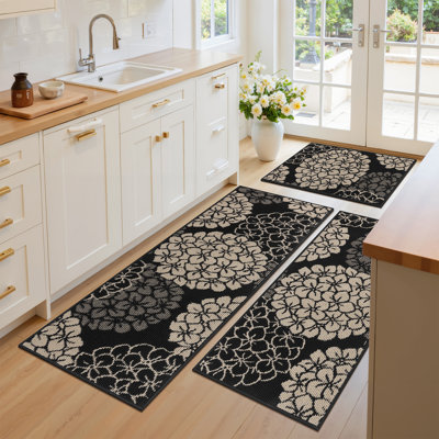 Non-slip Stain-resistant Kitchen Mat (Set of 3)