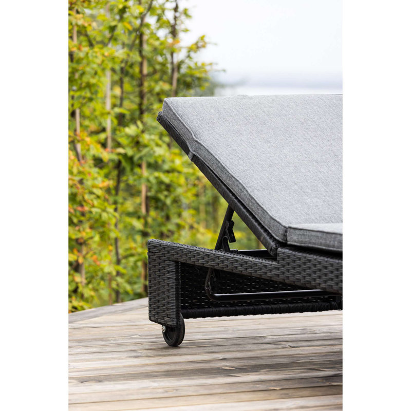 Shroyer 196cm Long Sun Lounger with Cushions