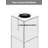 Gudrun Handmade Square Glass Floor Vase
