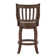 Morgan Swivel Upholstered Counter Stool with Solid Wood Frame