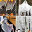 Ensemble de 5 tapisseries en tissu effrayant d'Halloween pour maison hantée-1527484622