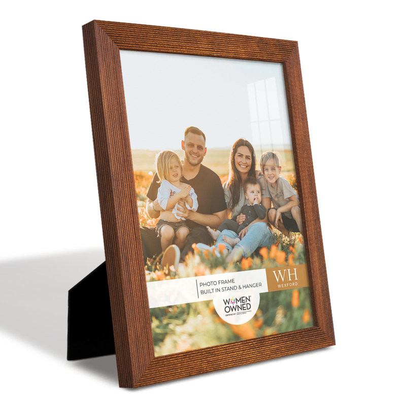 Wood Picture Frame - Set of 10, Brown, 8" x 10"