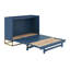 Grand lit escamotable avec pieds en fer-1104607792