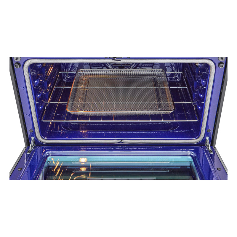LG 7.3 cu. ft. Smart Electric Double Oven Slide-in Range with InstaView, ProBake Convection, Air Fry, and Air Sous Vide