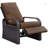 Outdoor Garden Recliner, Automatic Adjustable Wicker Lounge Recliner Chair-655286960-655286959