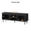 Meuble télé 59 po avec armoire de rangement et prise de courant Mid Century 59 po, convenant au salon et à la chambre à coucher-806632982-809292078