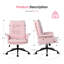 Chaise de bureau pivotante rembourrée-1619210728