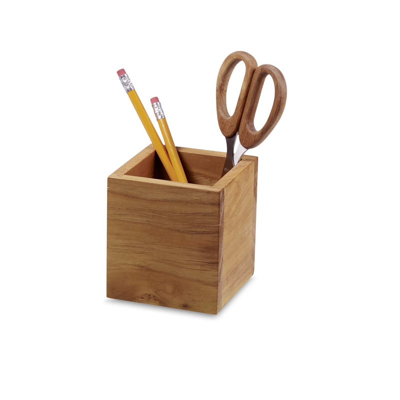 Loredana Solid Wood Pen Holder
