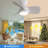 23 Inch Indoor Ceiling Fan With 3 ABS Blades Remote Control Reversible DC Motor White With 18W Led Light-329153904-329153870