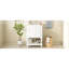 Meuble-lavabo de 61 cm avec lavabo en céramique, rangement moderne et luxueux, tablette ouverte et 2 tiroirs, - Meuble-lavabo avec débordement, style palais rétro, rangement pratique