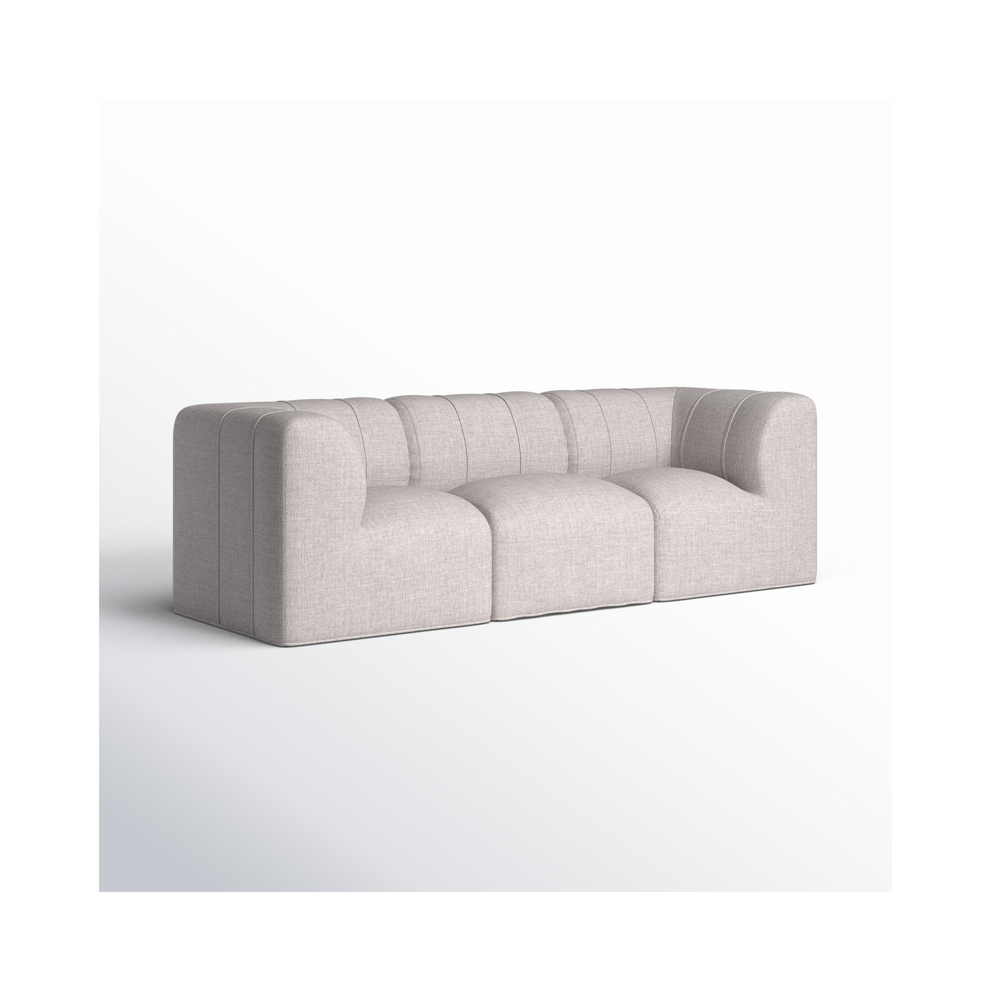 Praia 96" Sunbrella Outdoor Sofa, Cast Silver Sunbrella®