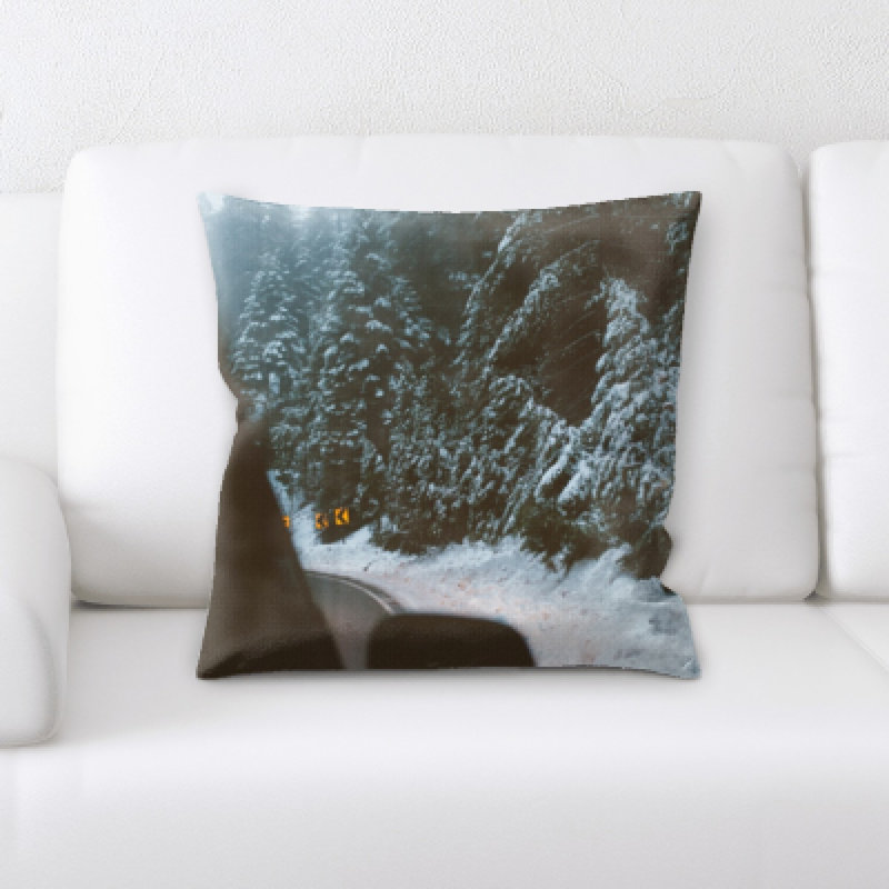 Winter Microsuede Reversible Throw Pillow