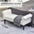 Linen Bench With Armrests-2116548026
