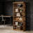 Classic Wooden Bookshelf,Elegant Display Shelves,Sturdy Freestanding Bookcase