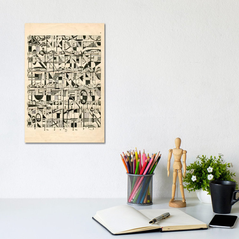 Graphic Notes by Nikki Galapon - Wrapped Canvas Gallery-Wrapped Canvas Giclée, 30.48cm H x 20.32cm W x 1.9cm D